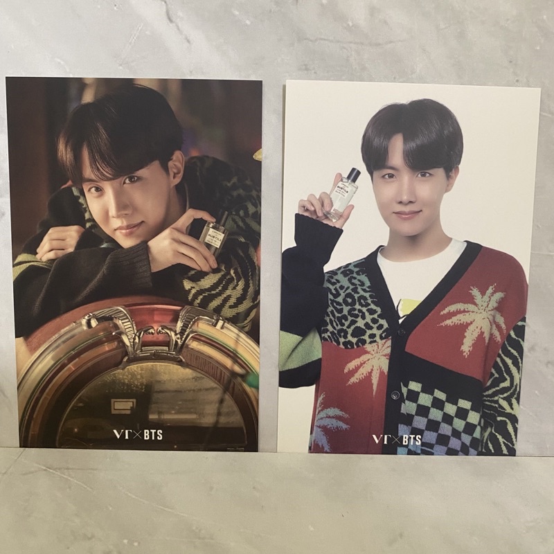 BTS X VT subtils perfume photocard pc postcard official jhope j hope hobi
