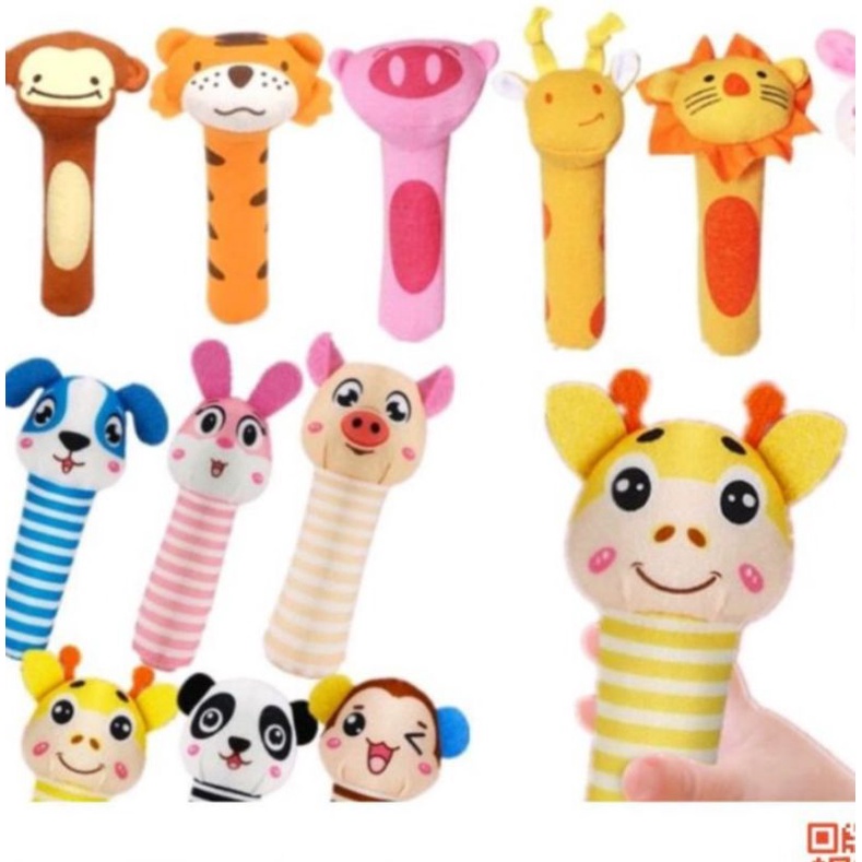 Mainan Tangan Bayi Bunyi Baby Hand Rattle Toy Stick