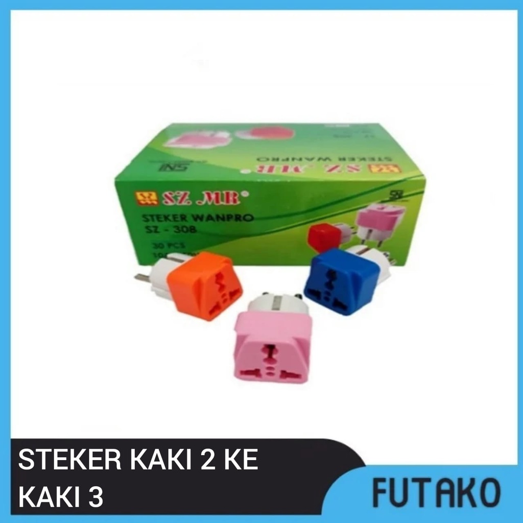 FUTAKO STEKER WANPRO SZ 308 WARNA WARNI / OVER STEKER KAKI 2 KE KAKI 3 Murah