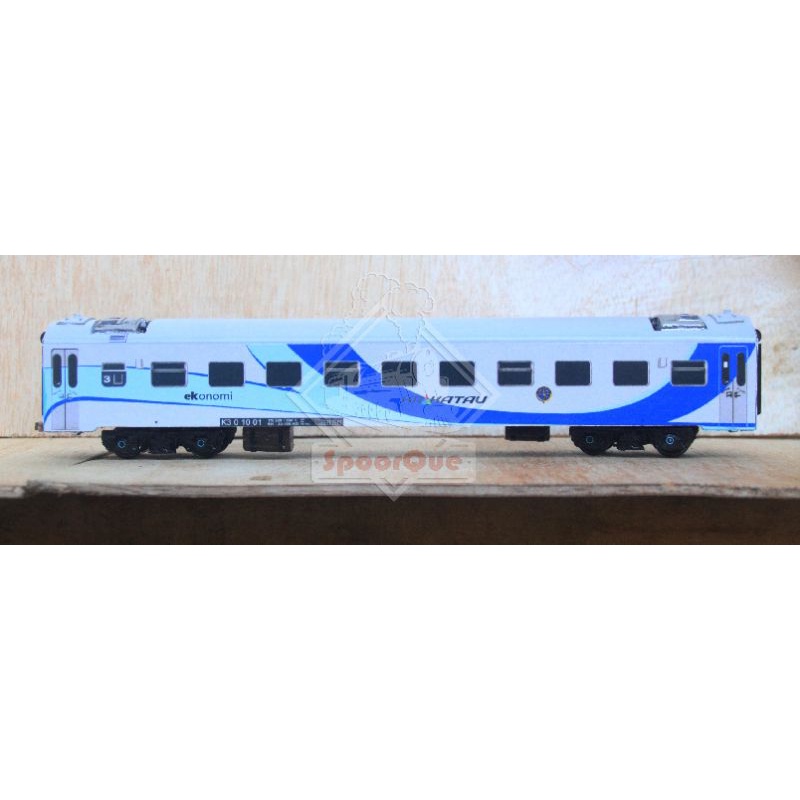 Miniature gerbong kereta api indonesia