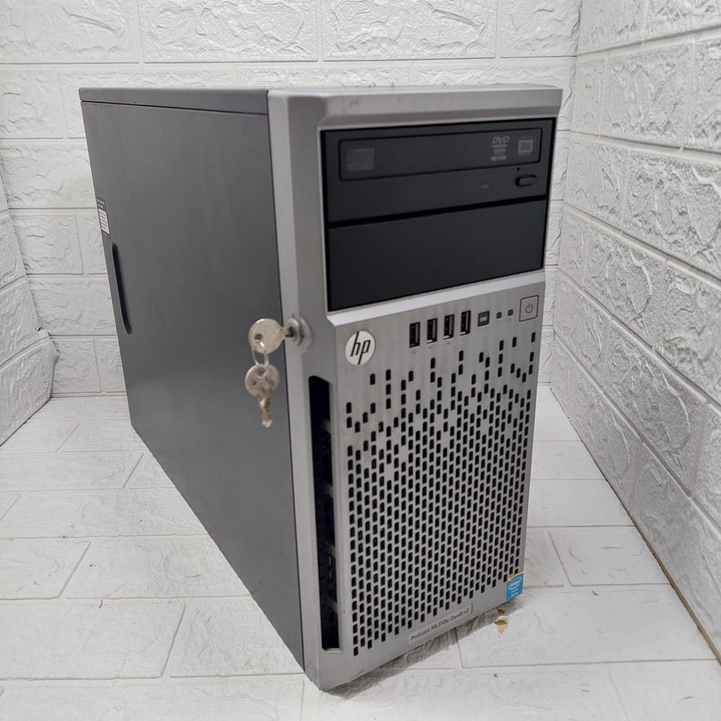 HP Proliant ML310e Gen8 v2 Server Tower Ram 8Gb (8Gbx1) HDD 1 TB  LIKE NEW Garansi Obral Termurah Seluruh Indonesia