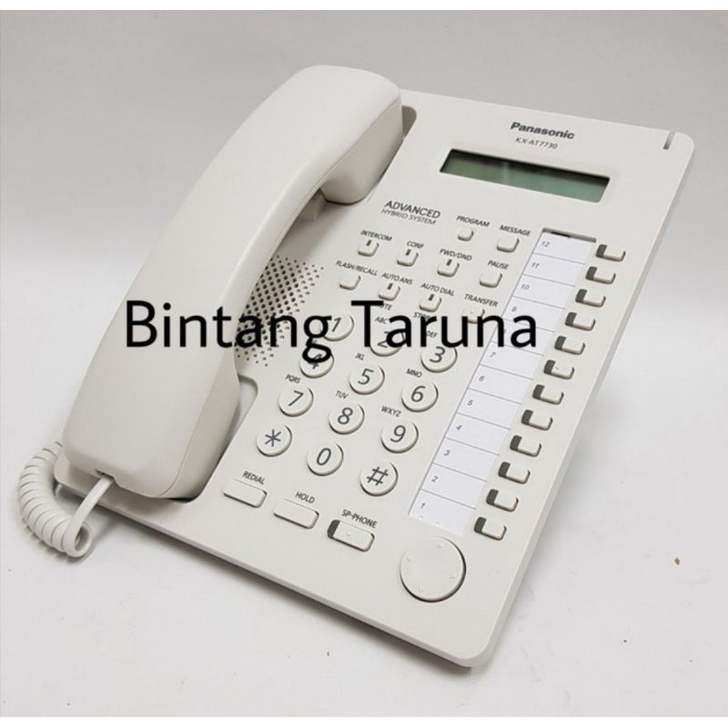 Telepon Digital Panasonic KX-AT7730 versi model baru dari KX-T7730 Telepon kabel Panasonic AT7730