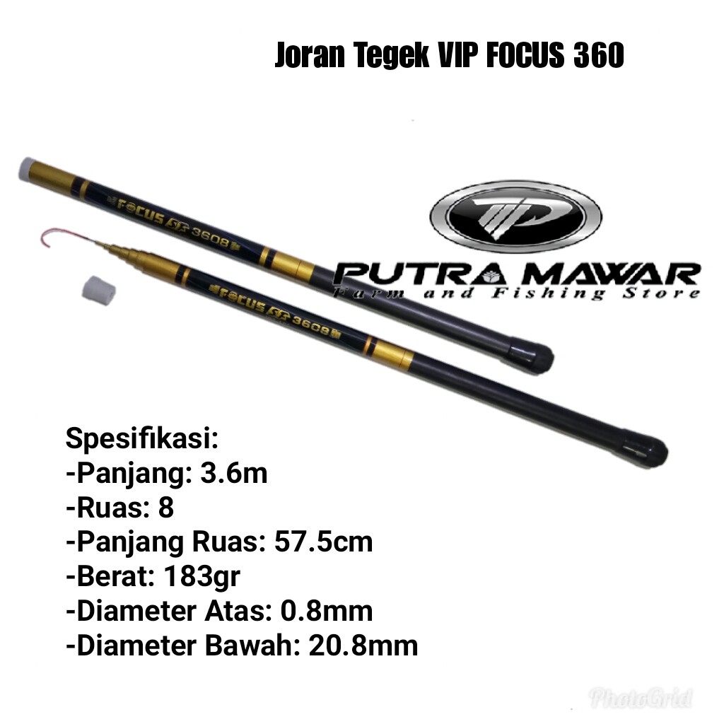 Jual Joran Tegek Vip Focus Packing Pipa Pvc Shopee Indonesia