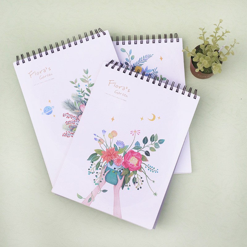 

Floras Garden Spiral Sketchbook A4 (Buku Gambar)