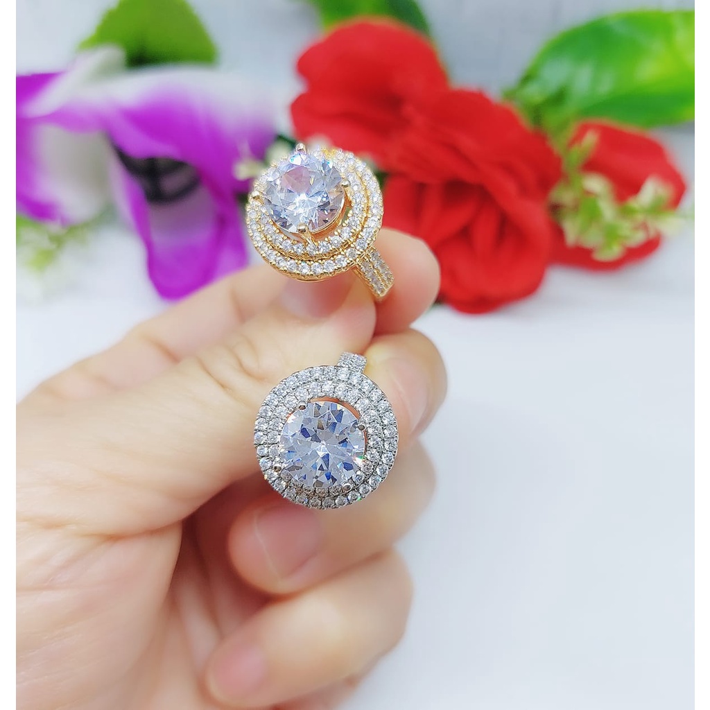 Cincin Xuping Permata Lapis Emas 78A-79A