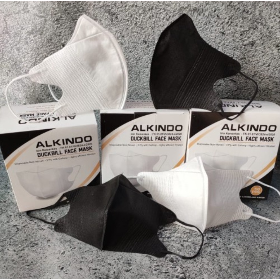 MASKER DUCKBILL ALKINDO ISI 50 PCS