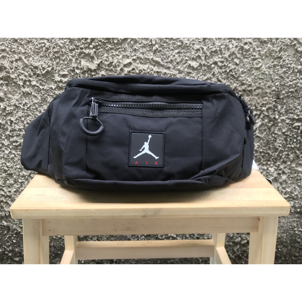 Tas Pinggang Air Jordan Waist Bag Black 100% Ori Resmi