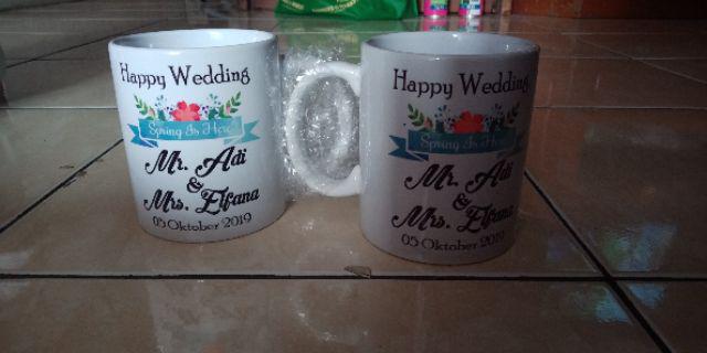 Kado - Hadiah - Pajangan - Couple - Hadiah Couple - Mug Couple - Custom - Mug