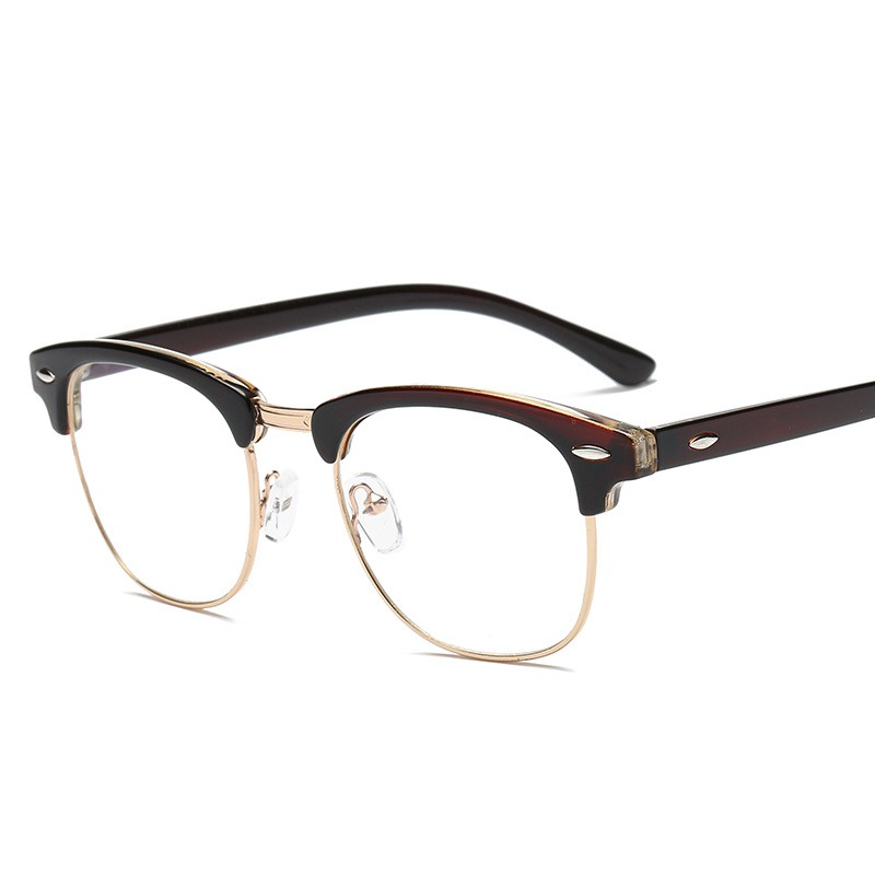 (Fy)Kacamata Optik Flat Vintage Anti Radiasi UV400 untuk Pria / Wanita B13 foreveryoung