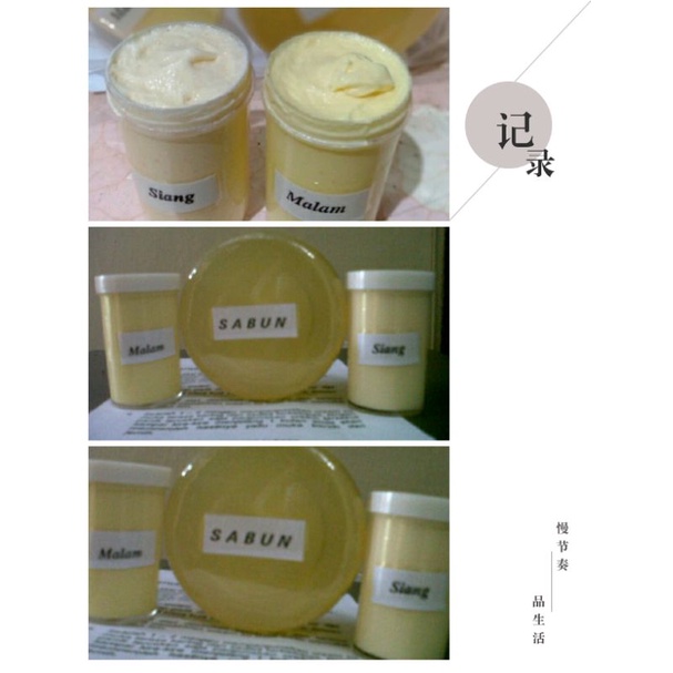Cream Siang Malam Sabun Placenta Kemasan Lama
