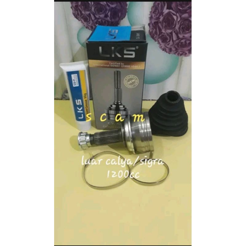 cv joint luar as roda depan bagian luar calya sigra