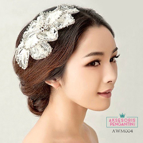 [READY STOCK] HEADPIECE AKSESORIS PENGANTIN HIASAN SANGGUL JEPIT RAMBUT AWM004