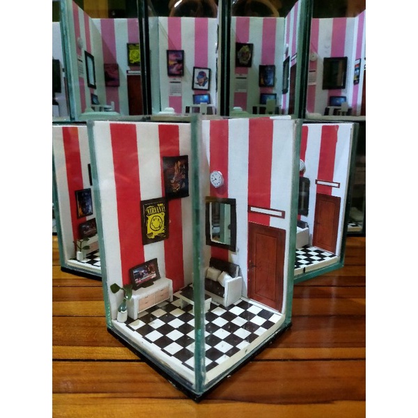 Virall...AQUARIUM MINI Akuarium Soliter Mini Kamar Kos Ikan Cupang Guppy Hias/