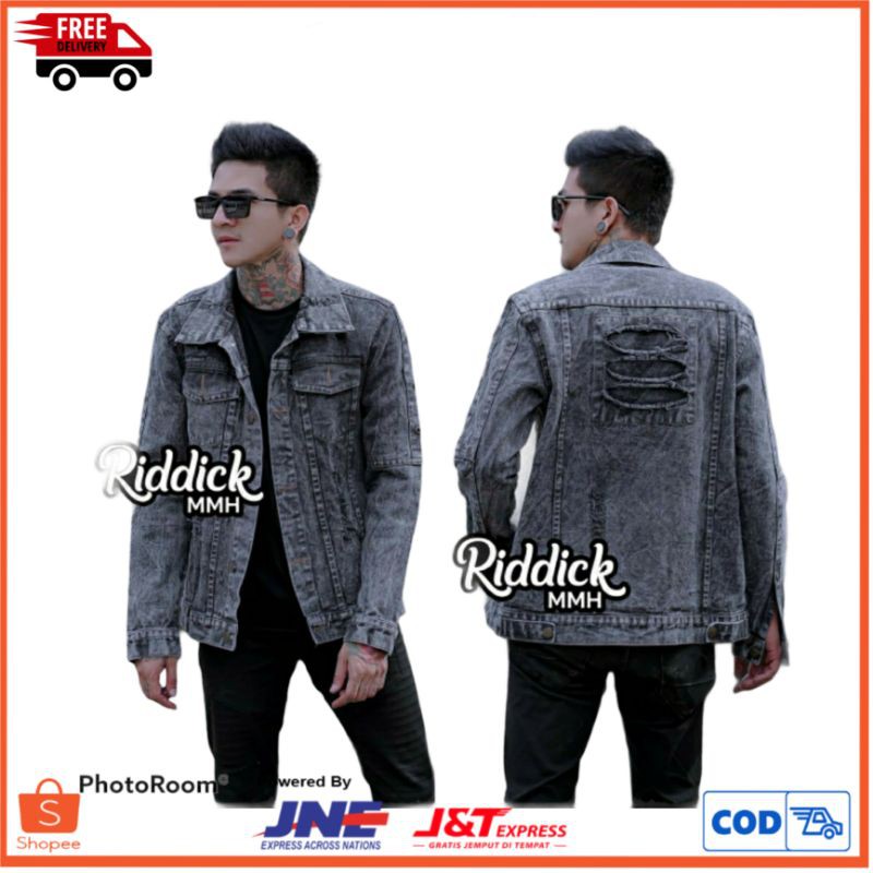 JAKET JEANS METAL FASHION THE RIDDICK MMH