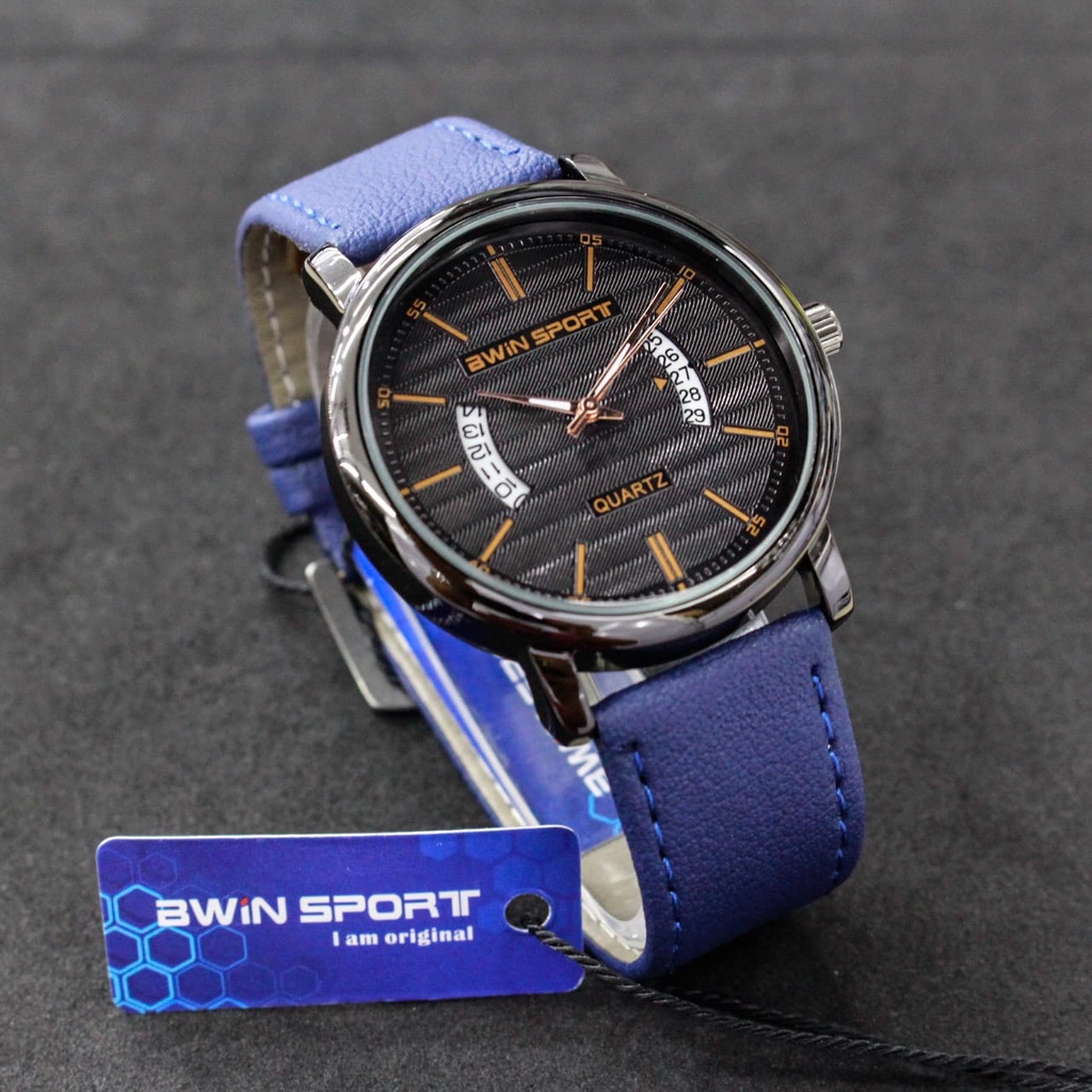 JAM TANGAN CEWEK TALI KULIT BWIN SPORT B631/JAM TANGAN FASHION CEWEK/JAM TANGAN CEWEK /