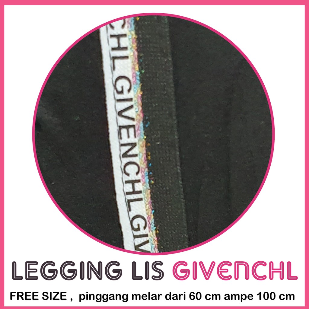 Legging SUPREME / GIVENCHL / Legging jumbo wanita / Legging import wanita / Leging HW