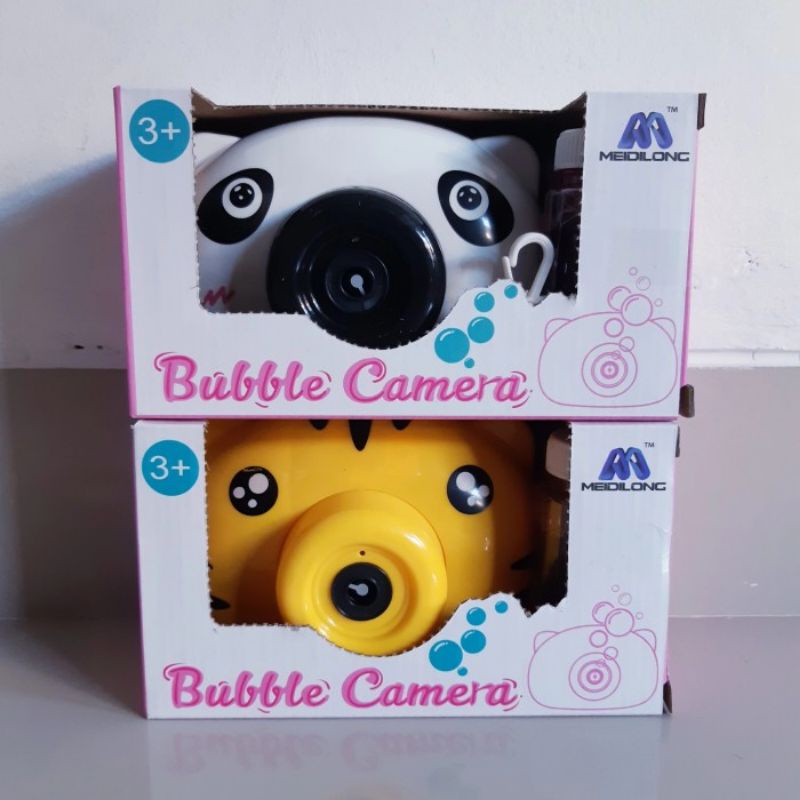 Mainan Bubble Camera Batre - Kamera Bola Air Sabun Anak Laki Perempuan Cowok Cewek