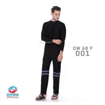 Baju Renang Pria Slim Fit Lengan Panjang Full Body DW AB P EDORA