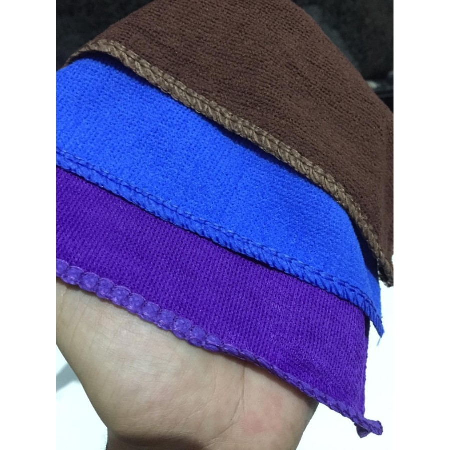 #Promo Terbatas - Kain Lap Microfiber poles wax coating 30x30cm | Murah Berkualitas