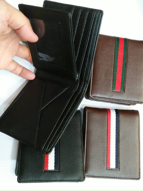 Dompet lipat pendek list