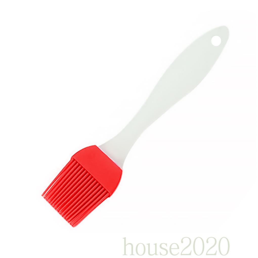 [HOUSE2020]Silicone Oil Brush Heat-Resistant Freeze-resistant Barbecue Tool Home Kitchen Accessories, Red