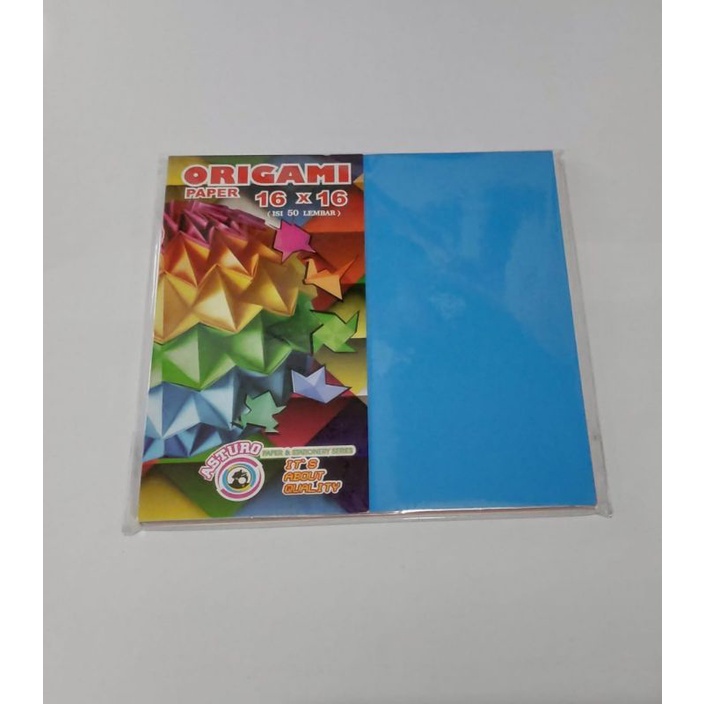 

Asturo origami paper/kertas lipat ukuran 16x16cm isi 50 lembar