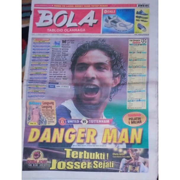 Tabloid BOLA ,Jumat 21 Okt 2005