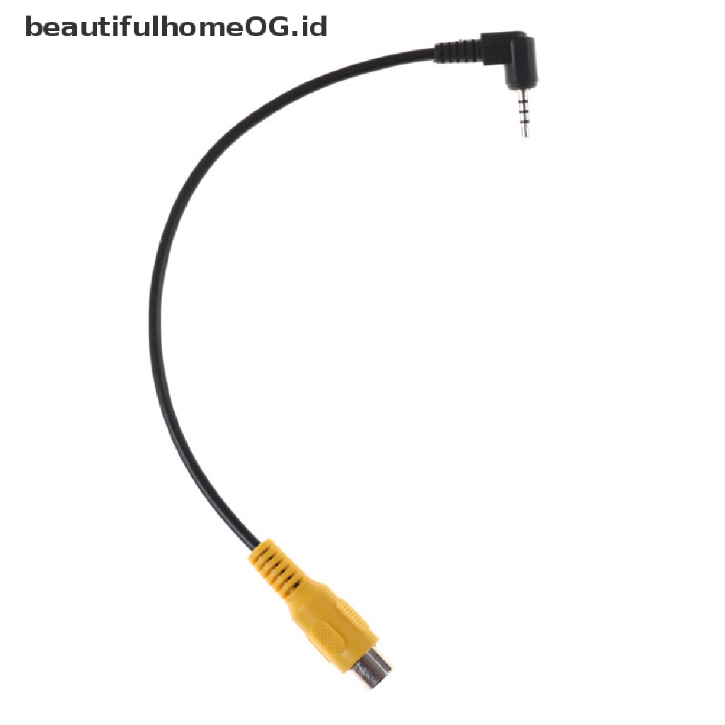 2.5mm Kabel Adaptor Konverter Video Male Plug Ke Rca Female Untuk Gps