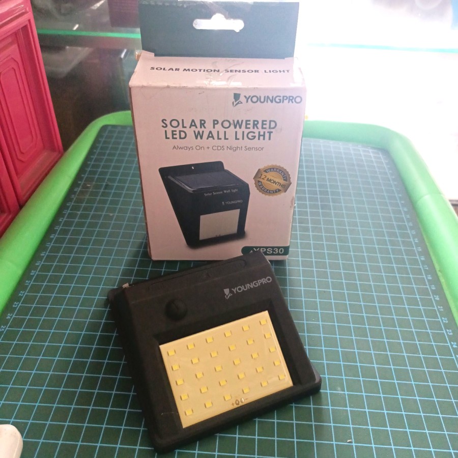lampu led solar cell solar panel sensor otomatis led solarcell