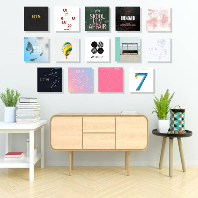 Jual BTS WALL DECOR COVER ALBUM KPOP CUSTOM Indonesia|Shopee Indonesia