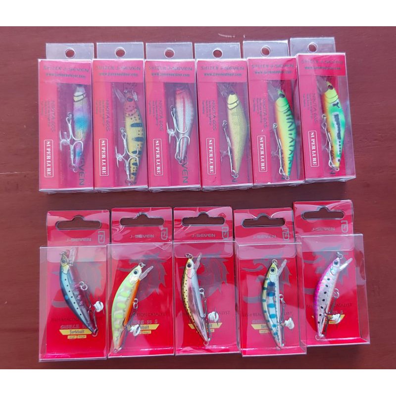 lure j seven nikita 60s 8gr dan gisele 55s 4gr
