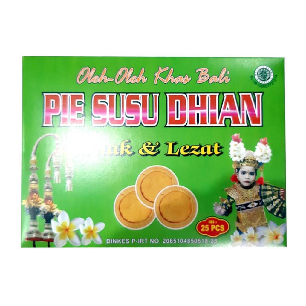 

Oleh Oleh Khas Bali Pie Susu Dhian (isi 50)