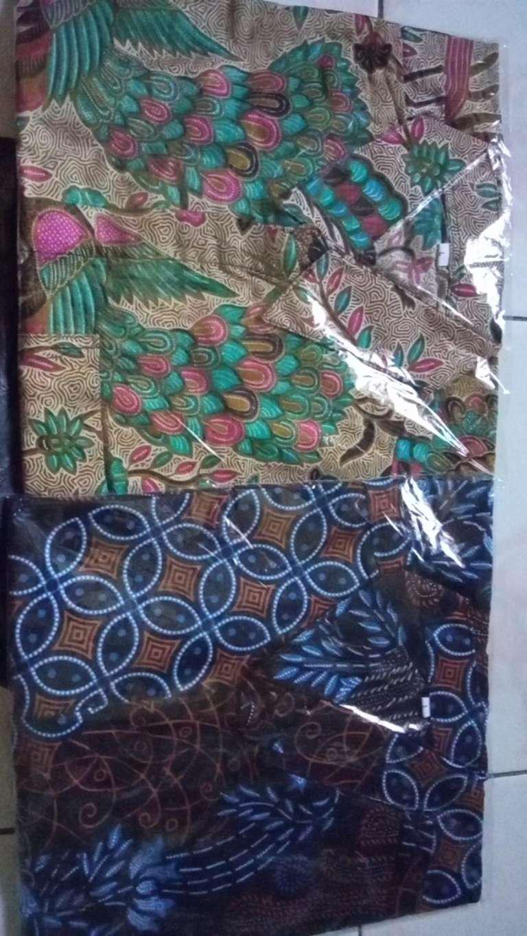 Kemeja Batik Pria Dewasa Lengan Pendek Hem Batik Pekalongan Seragam Kantor