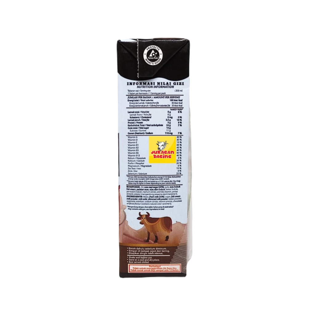 Cimory Fresh Milk Susu UHT Cokelat 250ml