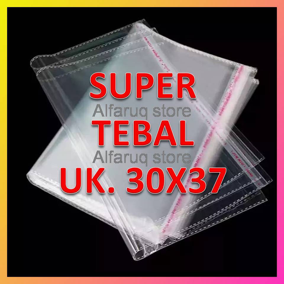 

SUPER TEBAL!!! Plastik OPP 30x37 TEBAL 05 (100 Lembar)