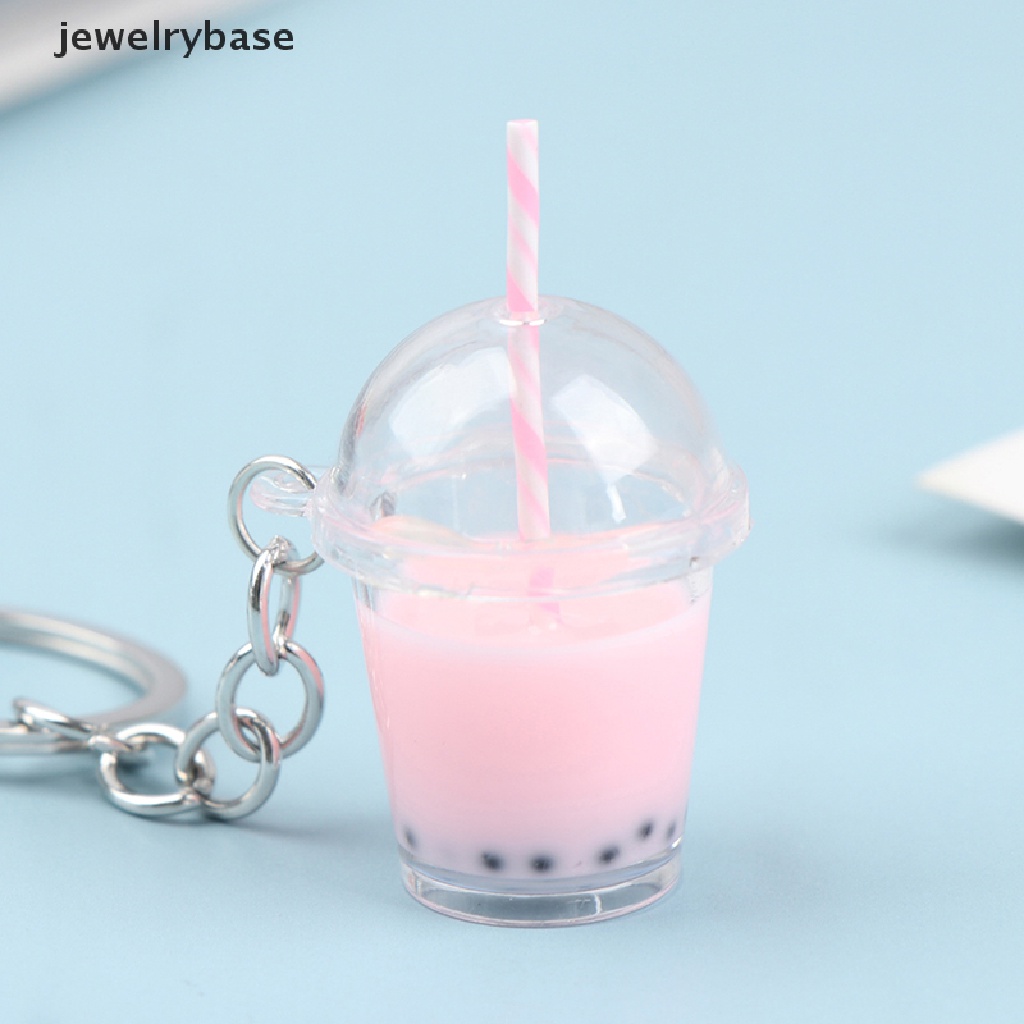 Gantungan Kunci Bentuk Bubble Tea Bahan Akrilik Untuk Ransel