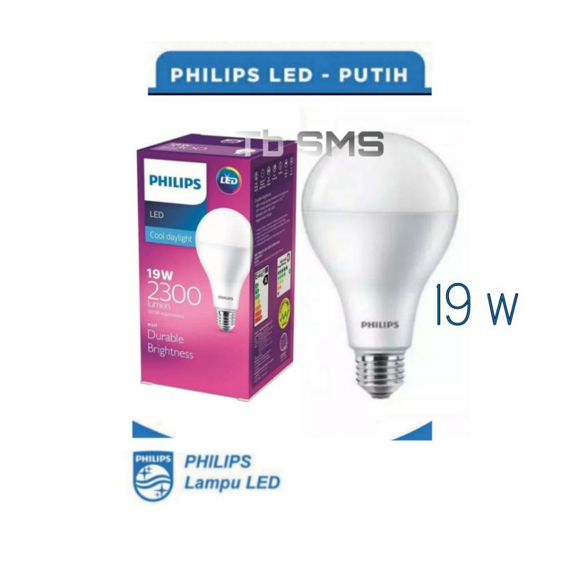 Lampu LED Philips19 Watt / Bohlam Led Philip 19w - Putih