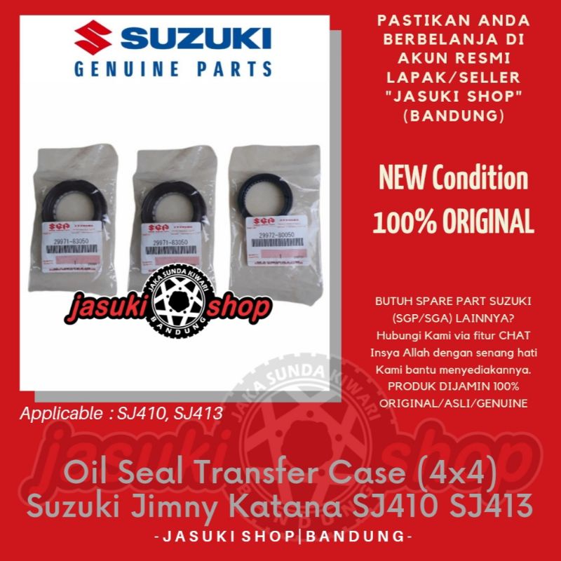 Oil Seal Sil Transfer Case TC 4x4 4x2 Suzuki Jimny Katana SJ410 Caribian Samurai SJ413 Asli Ori