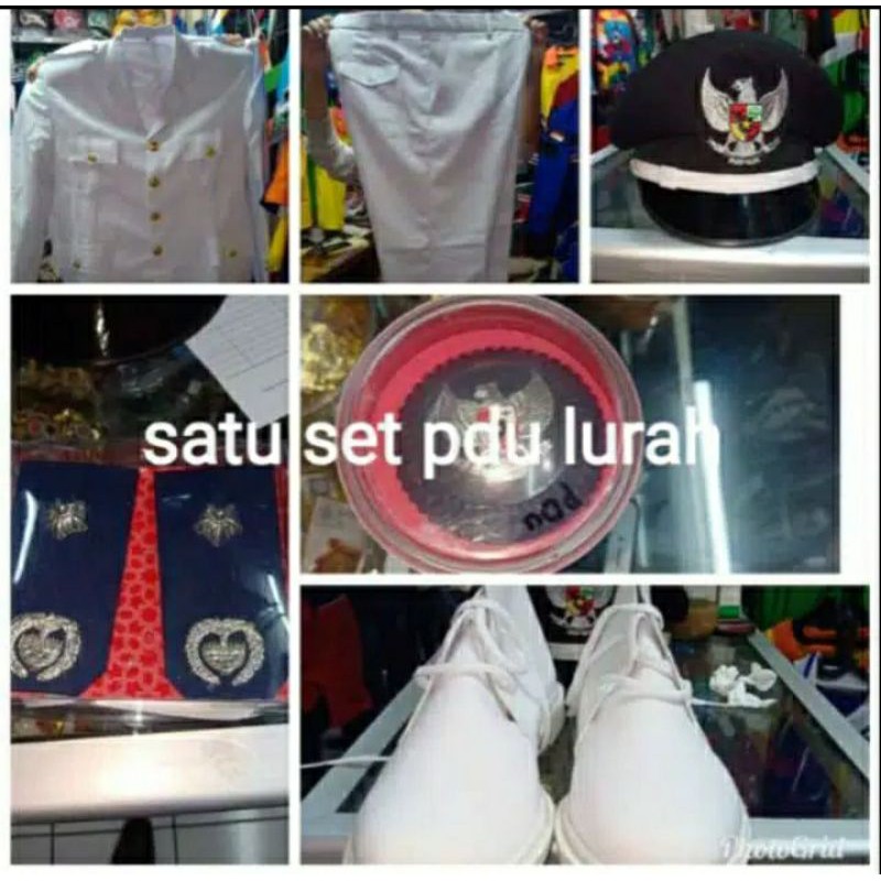 atribut Pdu lurah seragam PDU lurah seragam PDU kades full set
