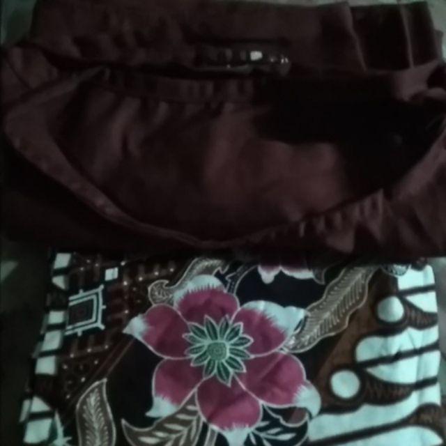 Binx Fashion Gamis Set Muslim 2 In 1 / Baju Batik / Batik Wanita / Batik Muslim Indrina