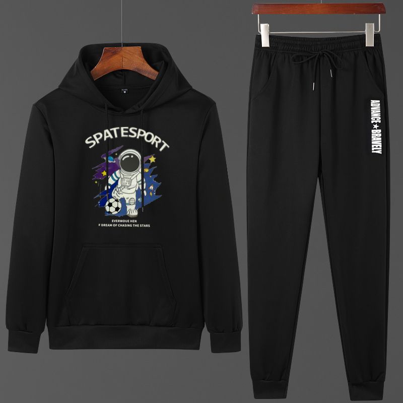 setelan hoodie pria - sweater pria hoodie - hoodie set pria SPATESPORT