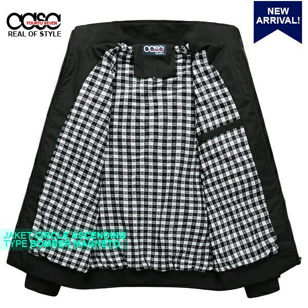 Promo Terbaik Zip Jaket CASC Bomber Magneto Five Colours Drluxe