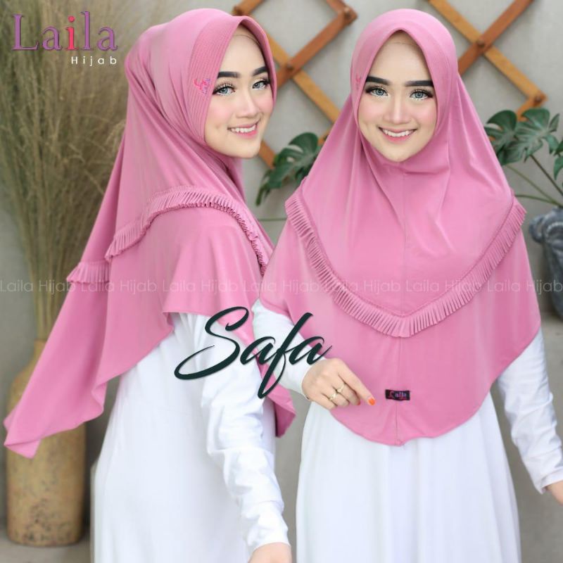 LAILA SAFA•• Hijab Instan Safa original Laila - Jersey