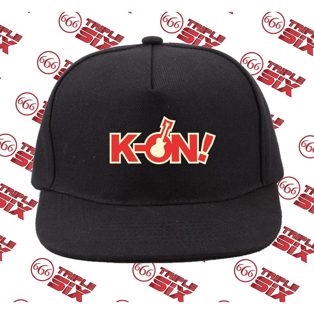 Topi Snapback Cotton Anime K On Logo