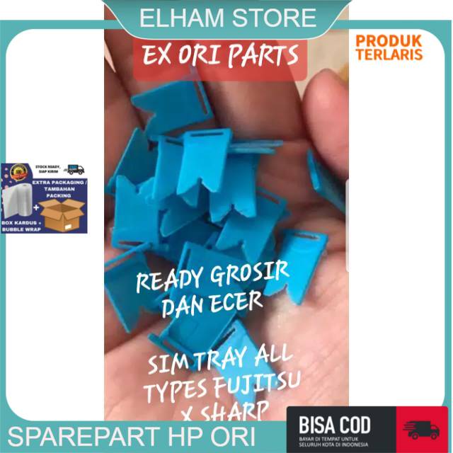 SIM TRAY SLOT KARTU WADAH SHARP AQUOS SH01H SH01G SH04H SH04G 506SH SHV34 303 302 304 FUJITSU F01H