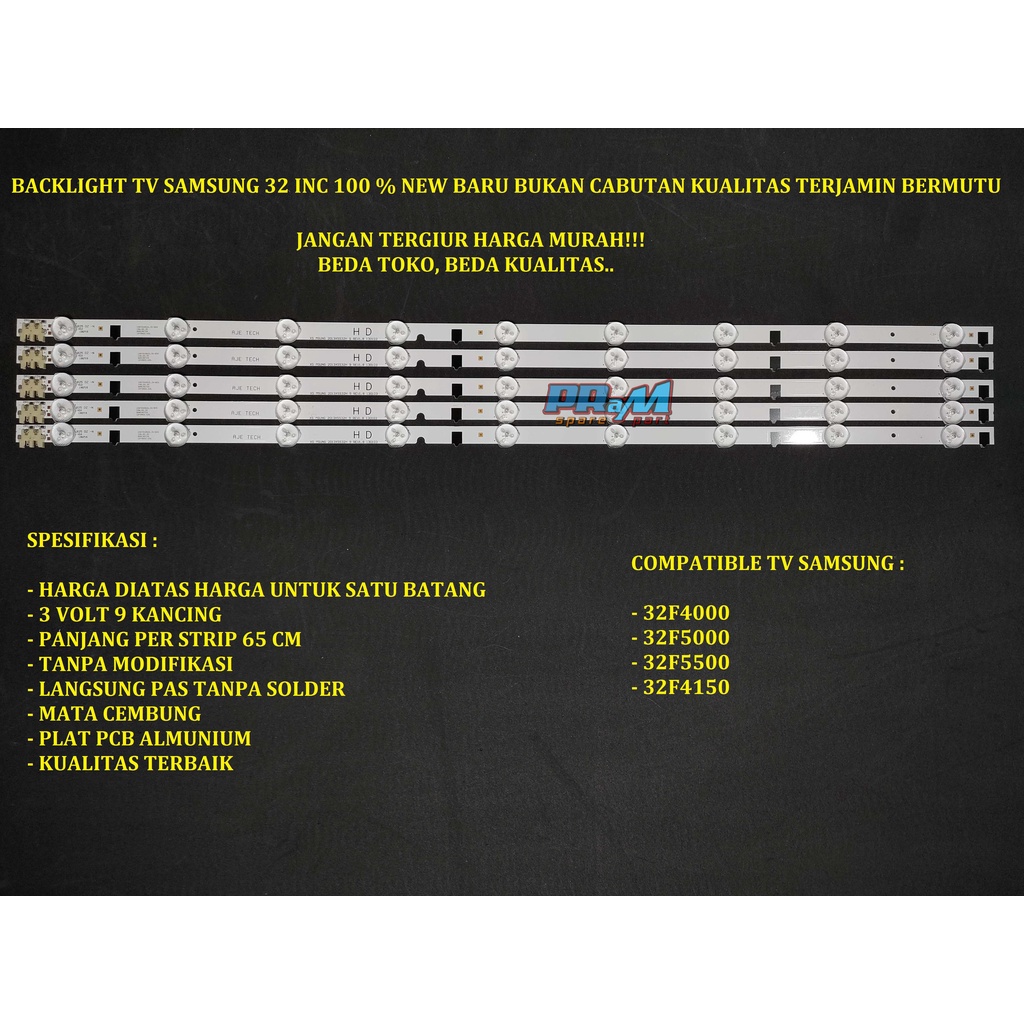 Backlight Led Tv SAMSUNG 32 INC 32F4000 Lampu Tv SAMSUNG BL 32F4000 32F4000 32F5000 32F5500 32F4150