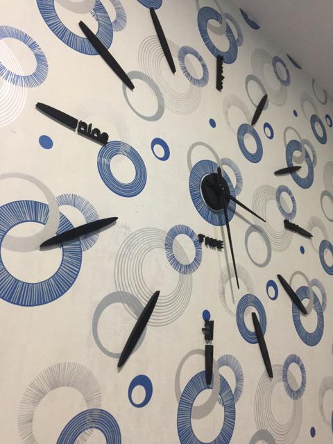 Jam Dinding Tempel Besar Raksasa 3d Giant Wall Diameter 80-130cm 661