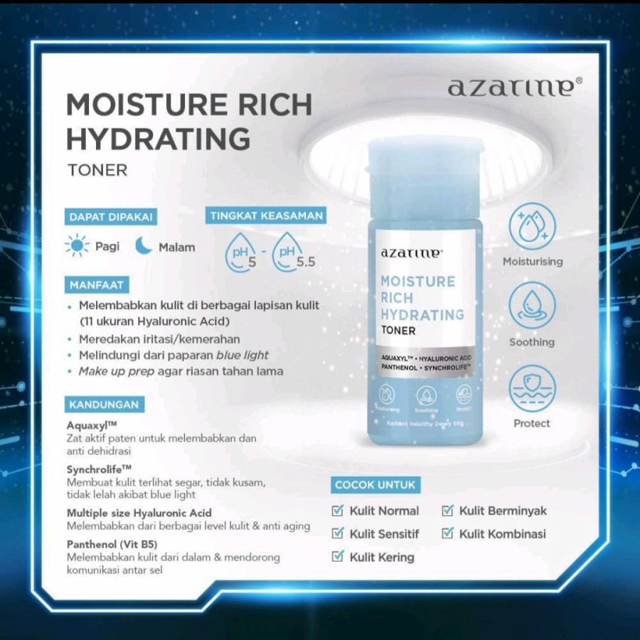 AZARINE Moisture Rich Hydrating Toner - 90ml