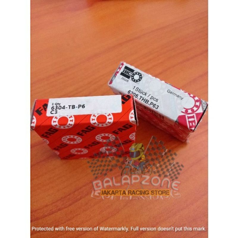 Bearing laher highspeed kruk as yamaha RXking / jupiter-z FAG + IBC original germany kode 6205 + 630