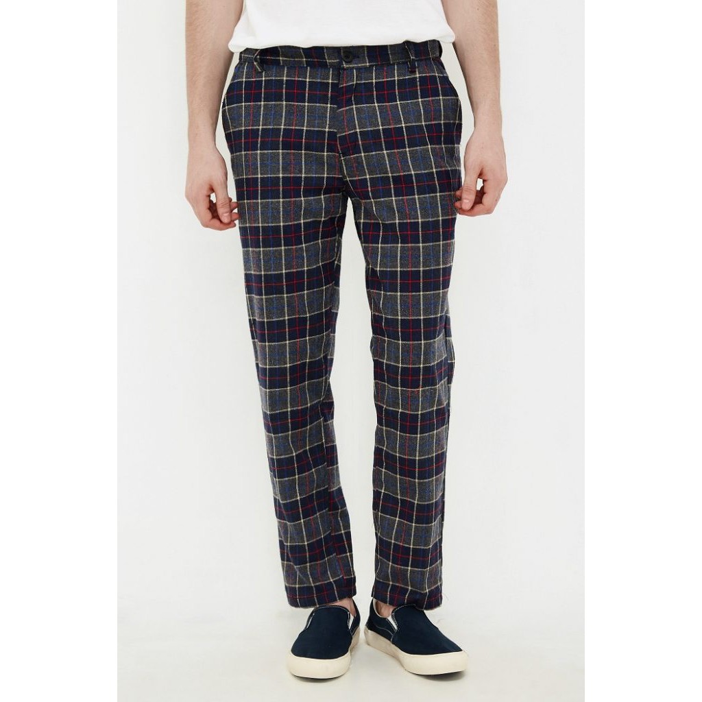 

Erigo Checked pants Enji Navy